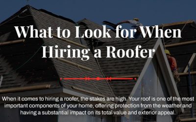 What to Look for When Hiring a Roofer [infographic]